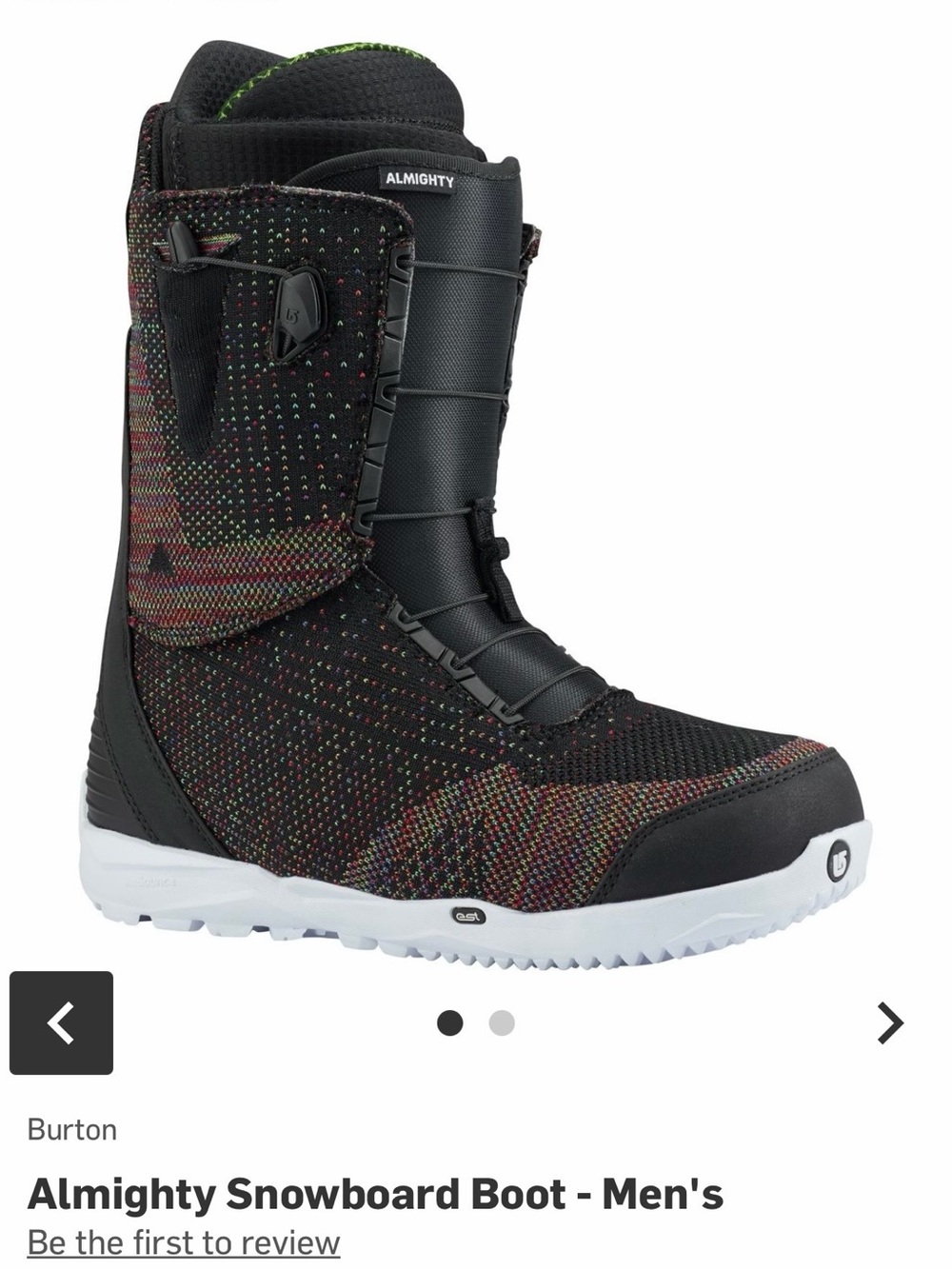 Burton mens Snowboard Boots - Black